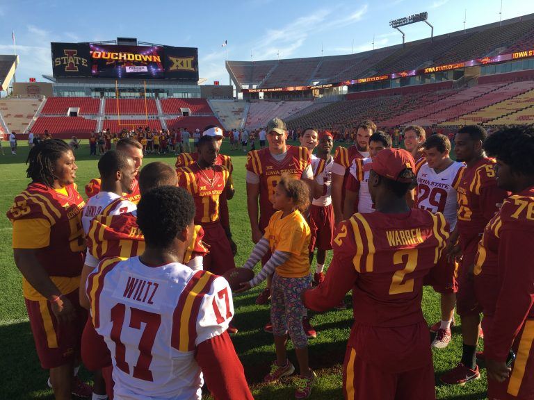 Smiles abound at Matt Campbell-inspired  “Victory Day”