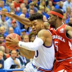NCAA Basketball: Nebraska at Kansas