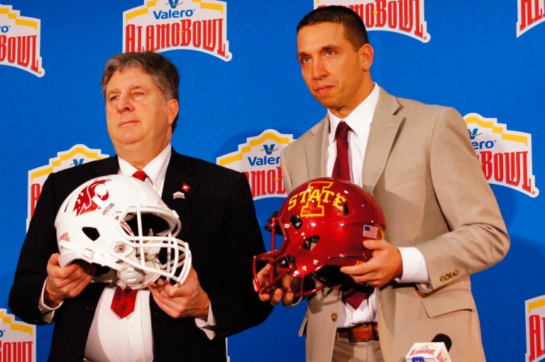 NOTEBOOK: Mike Leach on Iowans, Both teams on talented QBs, Brian Peavy on “process”
