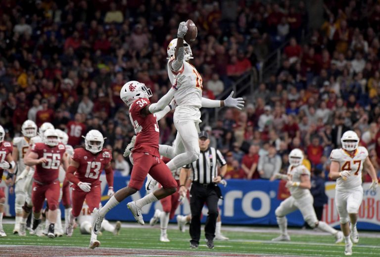 Hakeem Butler stayed in the moment after Friday’s tough Alamo Bowl loss — no future talk allowed