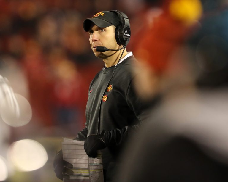 Matt Campbell “blindsided” by reaction to honoring recruit Breece Hall’s request to wear No. 28