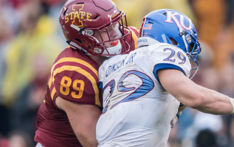 CRUSHED IT: Dylan Soehner’s development fuels ISU’s tight ends revival