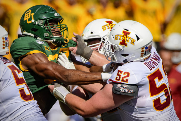 Campbell impressed by o-line early in fall camp