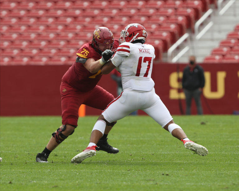 NOTEBOOK: Sean Foster’s perseverance helps drive ISU’s growth on the O-line