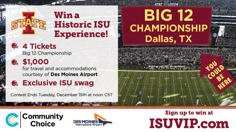 ENTER: Contest to win Big 12 tickets, cash & ISU swag
