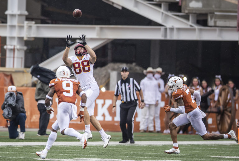 GRAY: On star ISU tight end Charlie Kolar’s brick by brick approach to football and life