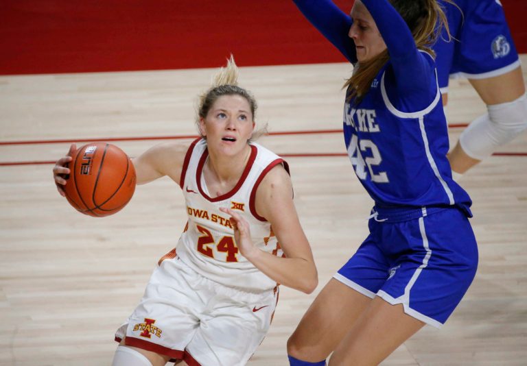 Surging ISU women flash skills on the court — and on artist’s easels