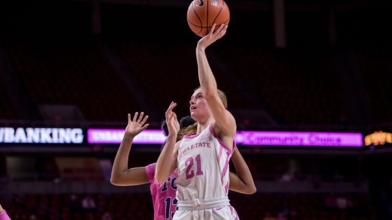 WBB: Cyclones attack with triples, earn ninth Big 12 win