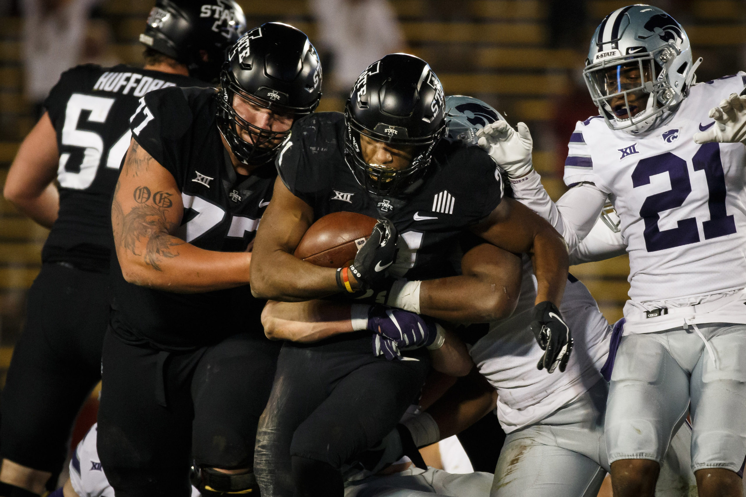 Iowa State and K-State will be played under the lights at Jack Trice Stadium