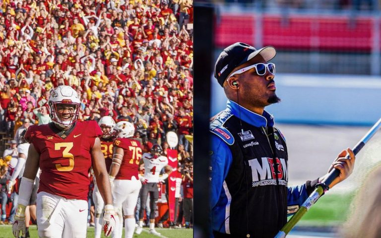 From football fields to pit road: Jaquan Bailey on new spot in NASCAR