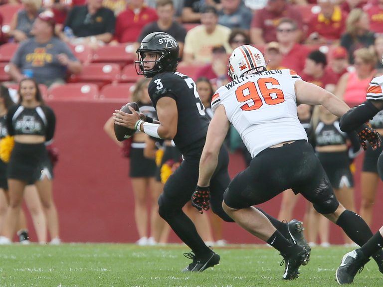 LET THE BALL RIP: Rocco Becht’s career day fuels ISU in 34-27 win over Oklahoma State