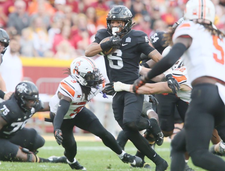 ISU’s offense seeks to strike elusive balance as heavy underdogs Saturday at No. 14 Oklahoma