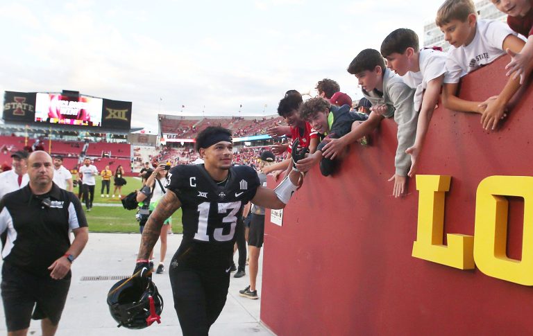 Iowa State WR Jaylin Noel is grateful to “do what I love,” while paying tribute to his family