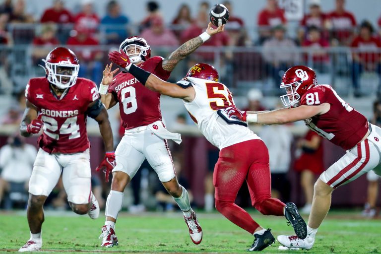 Linebacker Caleb Bacon is “right at the center” of Iowa State’s rapid rebuilding effort