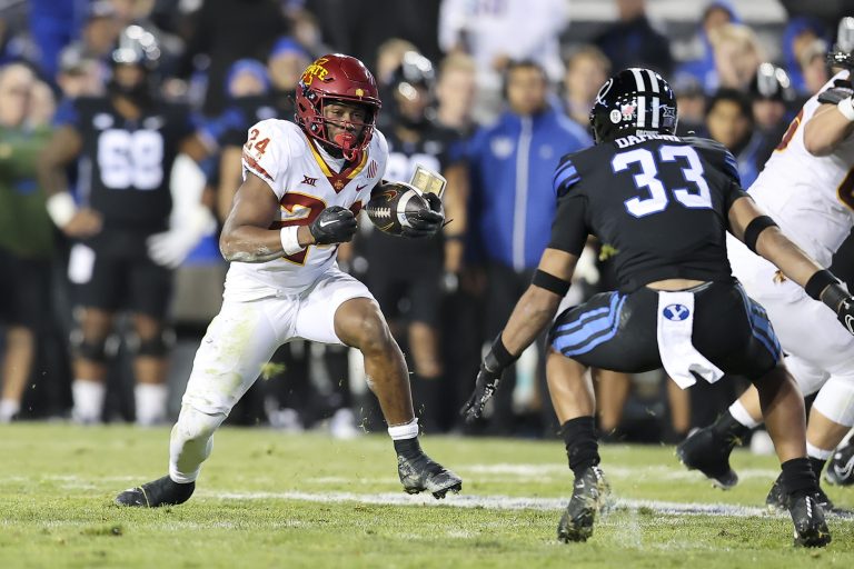 ISU RB Abu Sama earns Big 12 Newcomer of the Week honors after breakout game at BYU