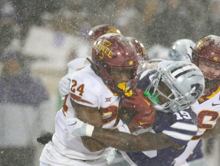 Big-play Cyclones “never flinch” in 42-35 road win over No. 19 Kansas State