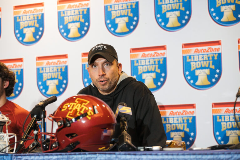 Post-Game Press Conference with Matt Campbell, Jayden Higgins and Rocco Becht. Plus, interview with Jeremiah Cooper