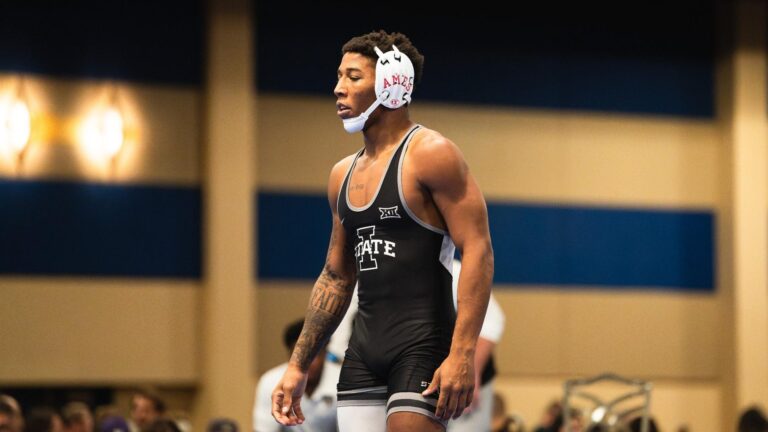 Carr Wins 100th Match, Iowa State in First Place After Day One at Cliff Keen Invitational