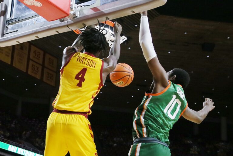 ISU’s Demarion Watson is “stronger” and “smarter” while playing key role off the bench
