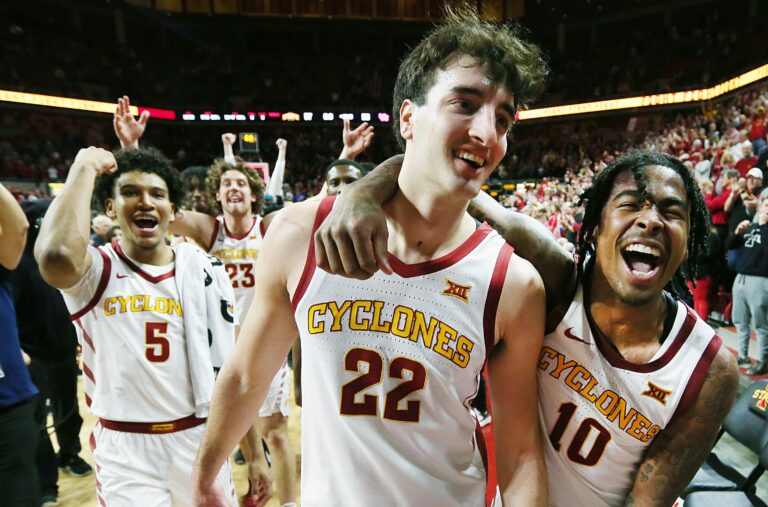 Magic-conjuring shot from Milan Momcilovic helps Iowa State topple No. 2 Houston at Hilton