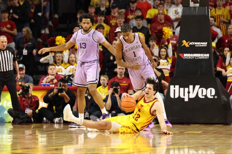 Sparks fly — among players and coaches alike — in No. 23 Iowa State’s 78-67 win over Kansas State