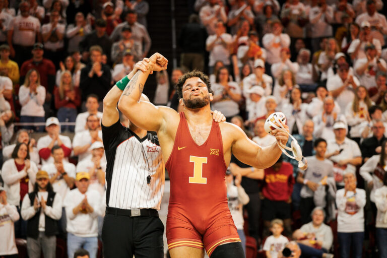 Yonger Bastida helps lift No. 5 Iowa State to a dominant 41-3 dual meet win over No. 7 Missouri
