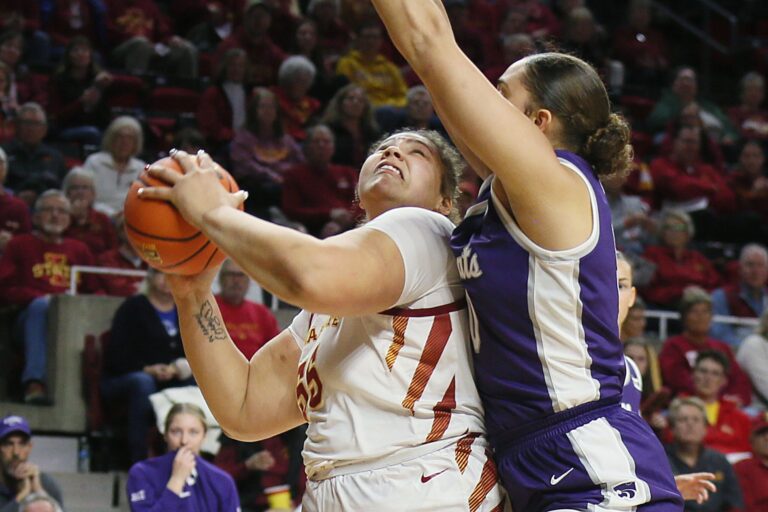 WBB: Cyclones sink free throws down the stretch to upend No. 7 KSU in 2OT